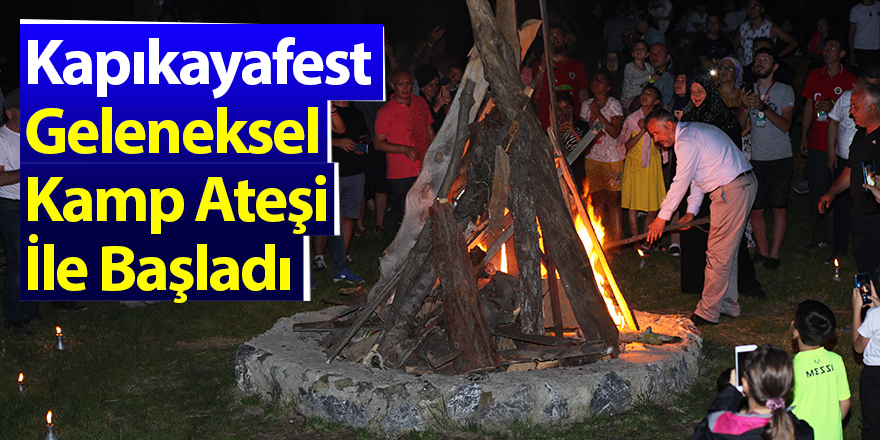 Kapıkayafest Geleneksel Kamp Ateşi İle Başladı