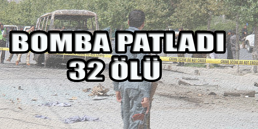 AFGANİSTAN'DA BOMBA PATLADI:32 ÖLÜ