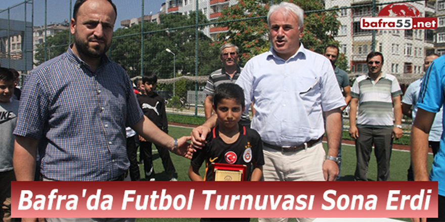 Bafra'da Kur'an Kursları Arası Futbol Turnuvası Sona Erdi