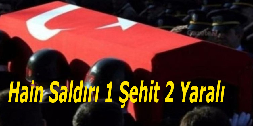 Hain Saldırı 1 Şehit 2 Yaralı