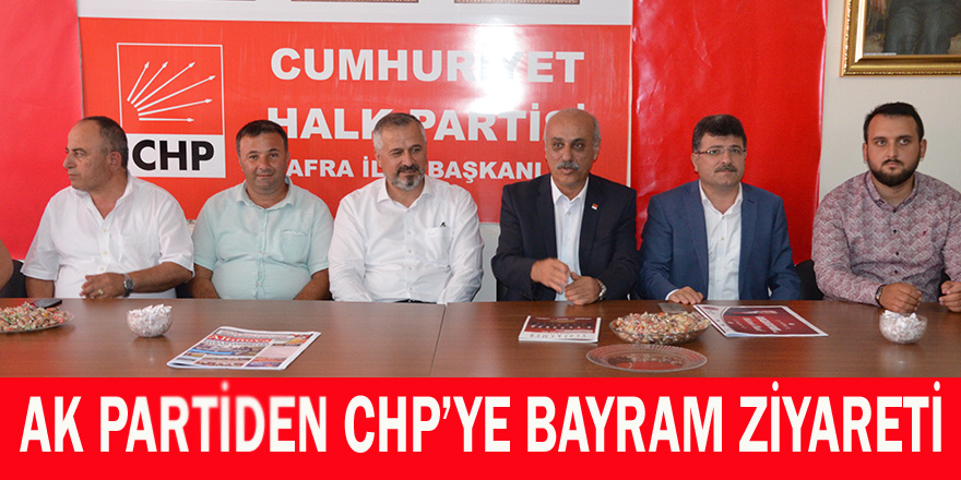 AK Partiden CHP İlçe Teşkilatına Bayram Ziyareti