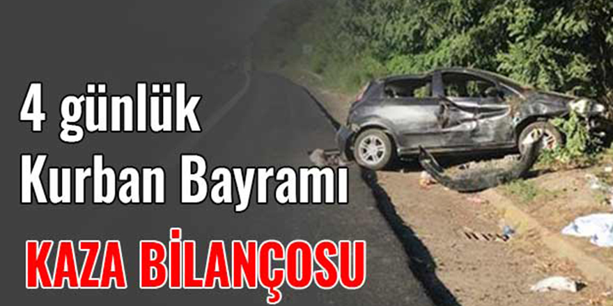 Bayram Tatilinin İlk 4 Gününde Kaza Bilançosu: 40 ölü, 349 yaralı