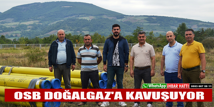 BAFRA OSB DOĞALGAZ'A KAVUŞUYOR