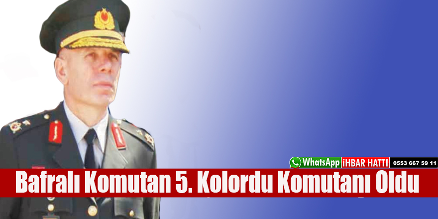 Bafralı Ahmet Kurumahmut  5. Kolordu Komutanı Oldu