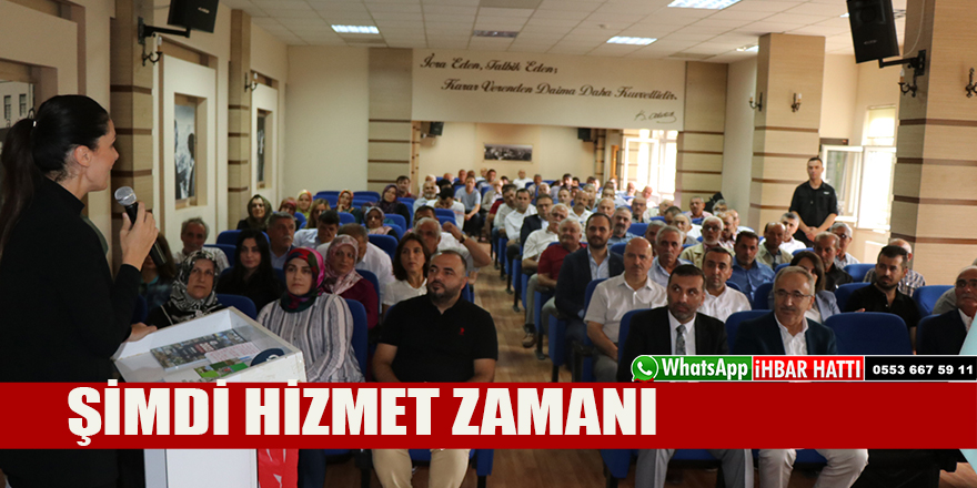 ŞİMDİ HİZMET ZAMANI