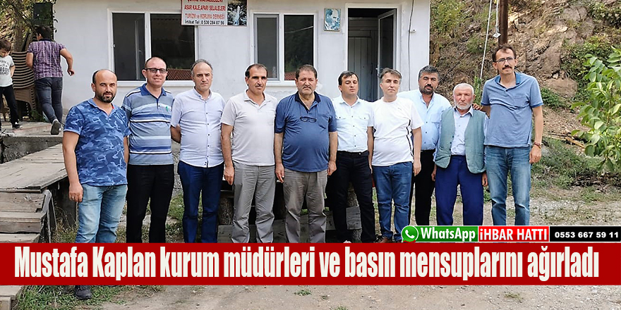 Mustafa Kaplan kurum müdürleri ve basın mensuplarını ağırladı