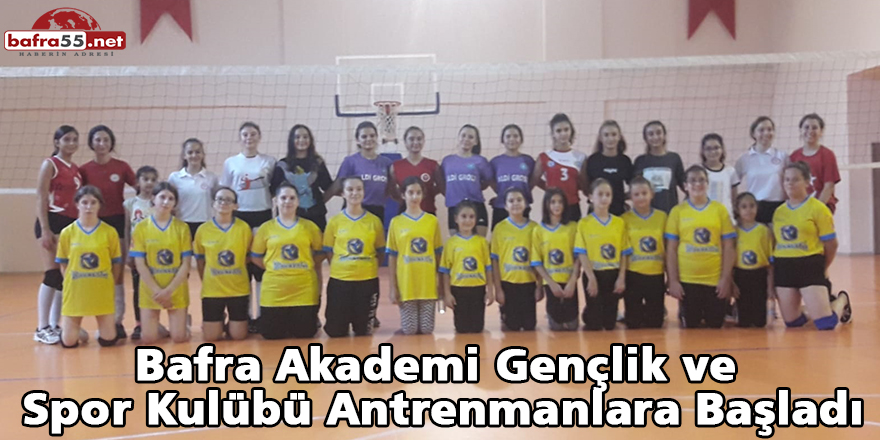 Akademi Gençlik ve Spor Kulübü Antrenmanlara Başladı