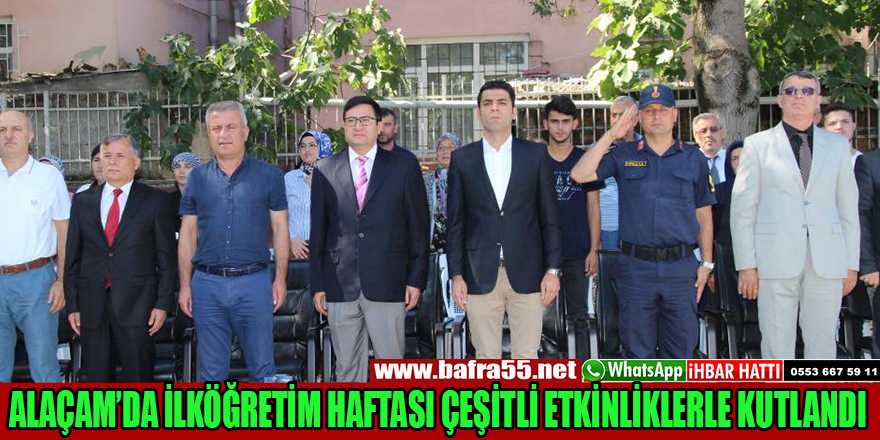 ALAÇAM'DA  İLKÖĞRETİM HAFTASI ÇEŞİTLİ ETKİNLİKLERLE KUTLANDI