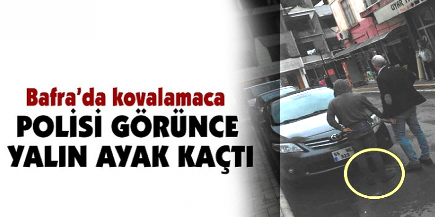 Kendisi İçin kayıp İlanı verilmişti, polisi görünce kaçmaya çalıştı