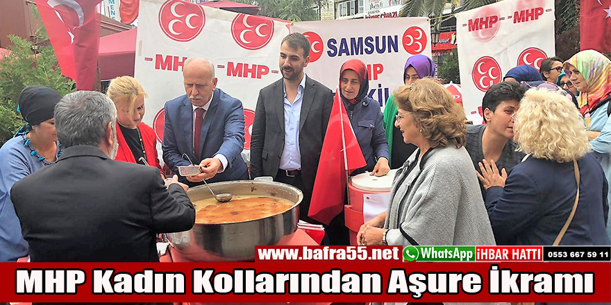 MHP Kadın Kollarından Aşure İkramı