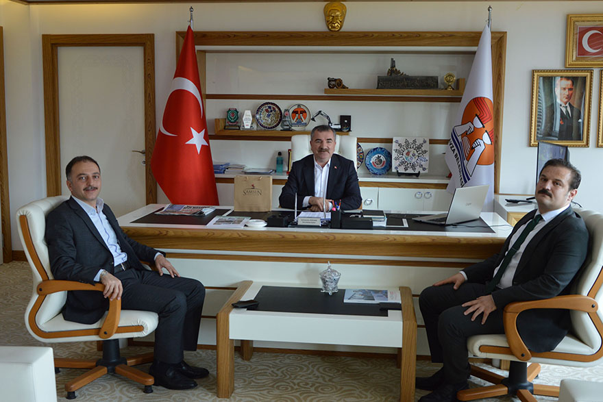 Samsun İl Kültür ve Turizm Müdürü İpekdal 'dan Başkan Özdemir’e ziyaret