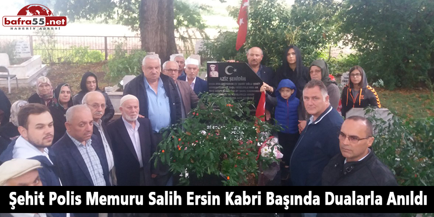 Şehit Polis Memuru Salih Ersin Kabri Başında Anıldı