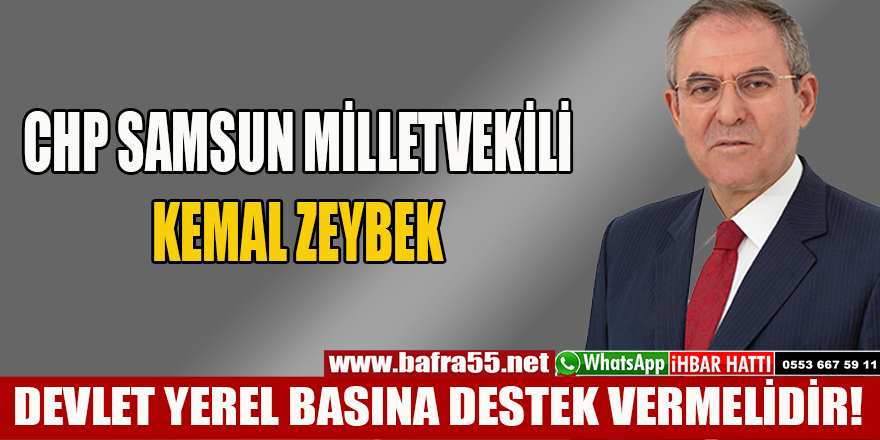 DEVLET YEREL BASINA DESTEK VERMELİDİR!