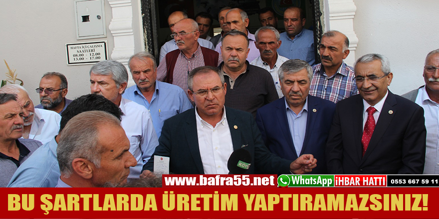 BU ŞARTLARDA ÜRETİM YAPTIRAMAZSINIZ!