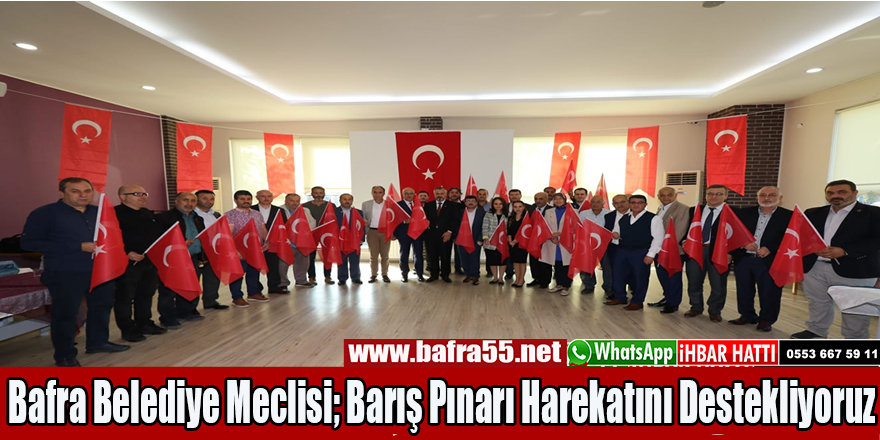 Barış Pınarı Harekatını Destekliyoruz