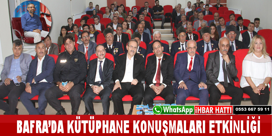 Bafra'da Kütüphane Konuşmaları Etkinliği