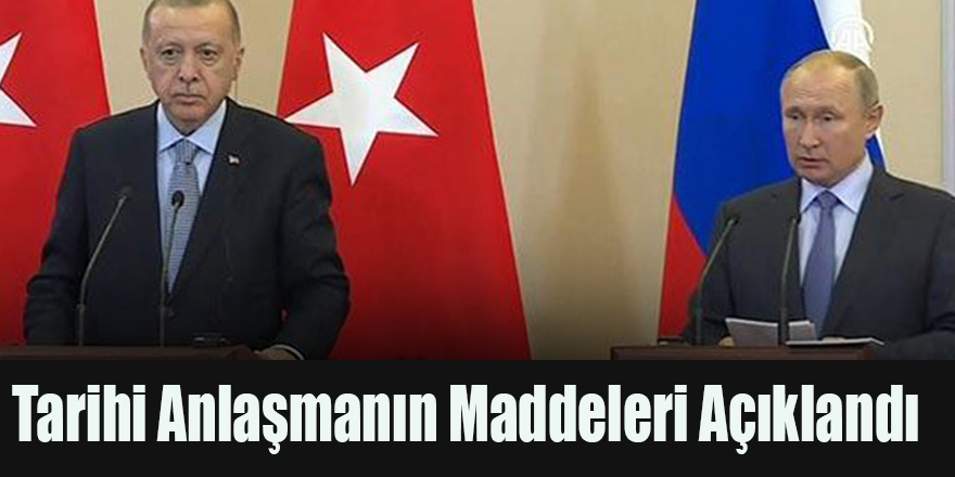 Tarihi Anlaşmaların Maddeleri Açıklandı