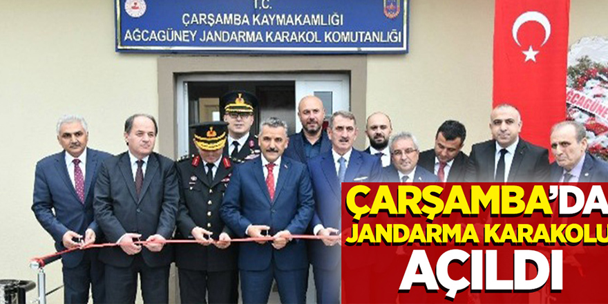 Çarşamba’da Karakol Açılışı Yapıldı