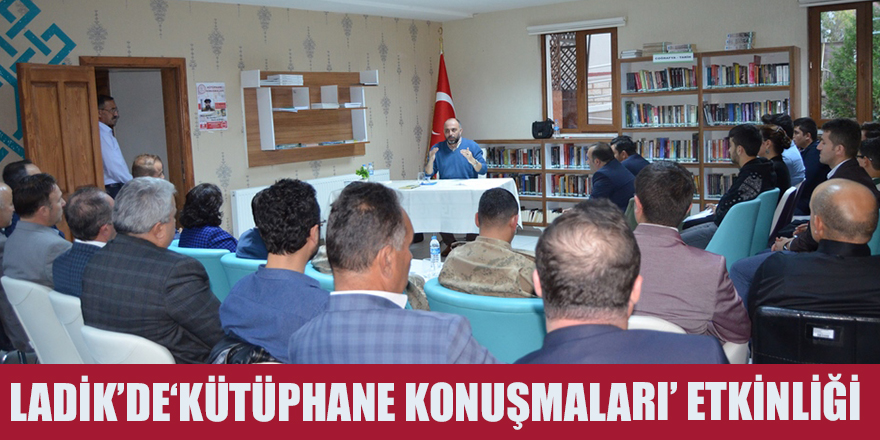 BAŞKAN ÖZEL ‘KÜTÜPHANE KONUŞMALARI’ ETKİNLİĞİNE KATILDI