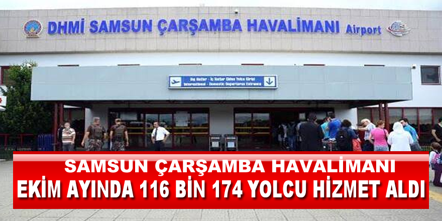 Ekim Ayında 116 bin 174 Yolcu Hizmet Aldı