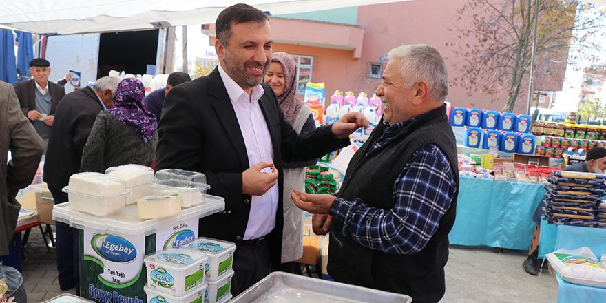 Kavak'da Halk Pazarında Halk Günü