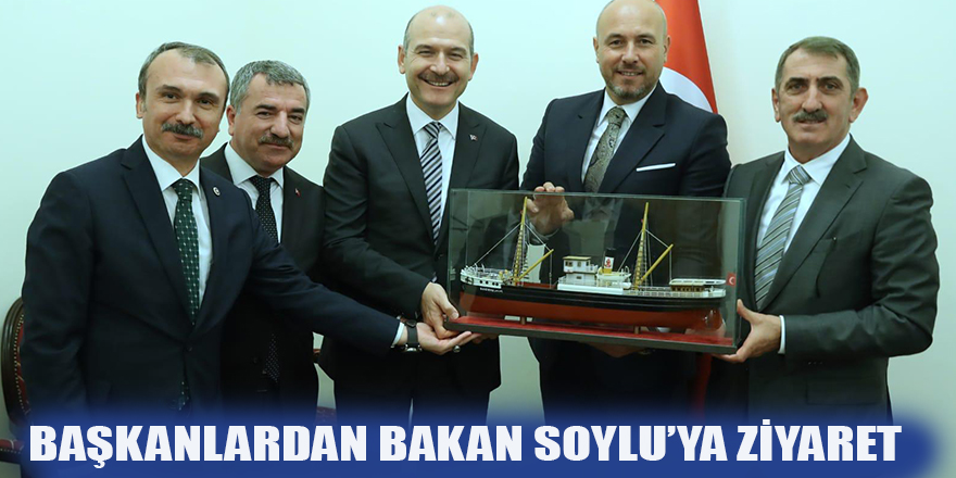 Başkanlardan Bakan Soylu’ya ziyaret