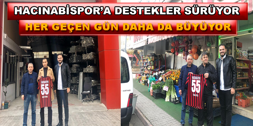 İki Firmadan Hacınabispor’a Destek