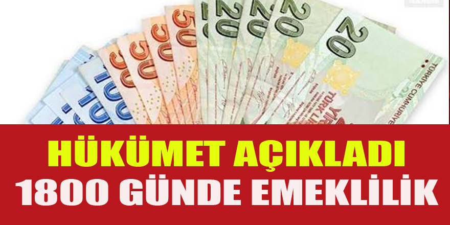 1800 Günde Kimler Emekli Olabilir?