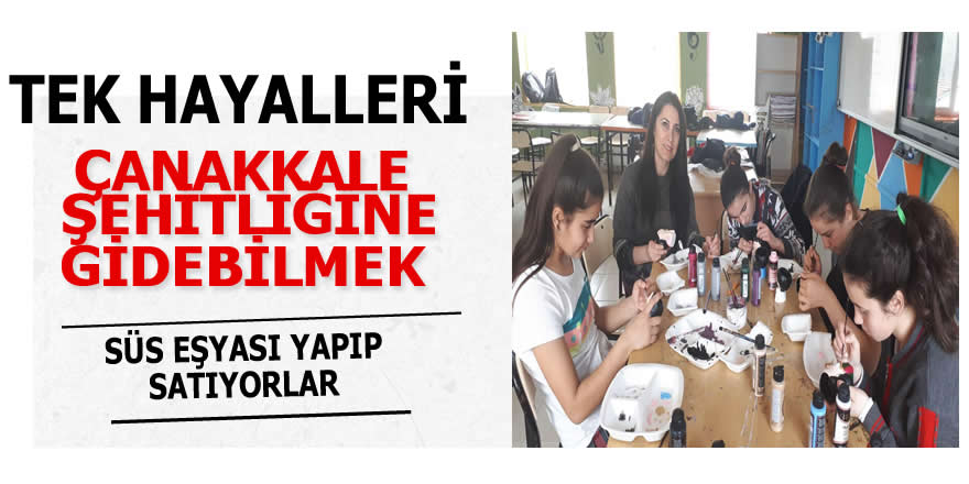 Şehitliğe Gidebilmek İçin Süs Eşyası Yapıp Satıyorlar