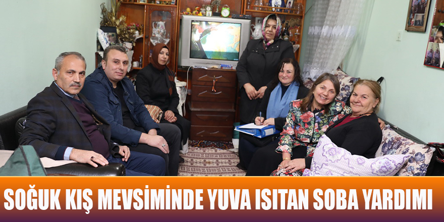 SOĞUK KIŞ MEVSİMİNDE YUVA ISITAN SOBA YARDIMI