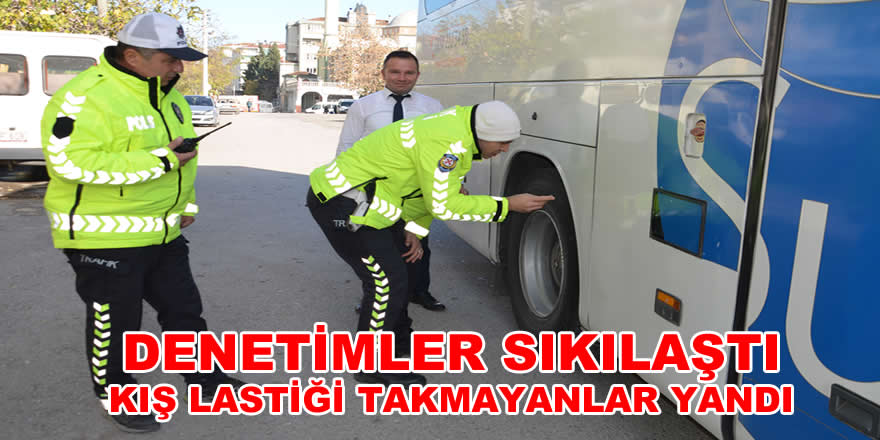 Bafra'da Kış Lastiği Uygulaması Denetimleri Başladı