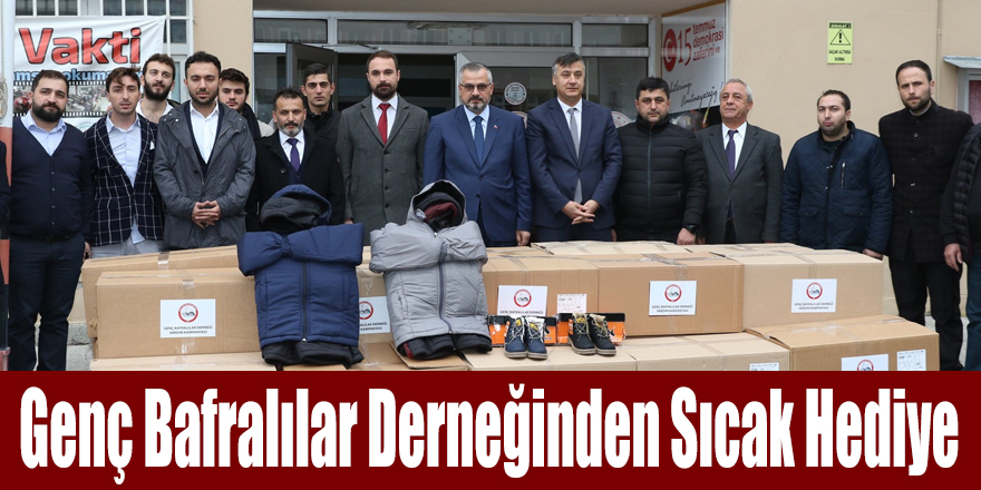 Genç Bafralılar Derneğinden Sıcak Hediye