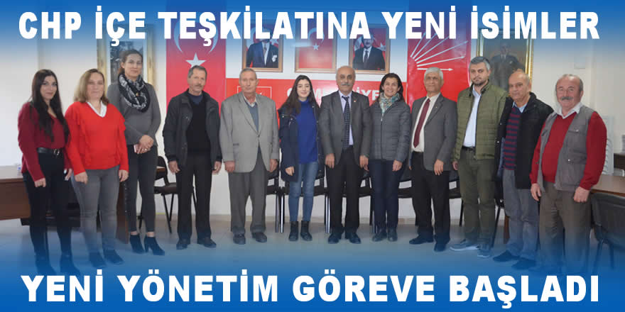 CHP'de yeni yönetim göreve başladı