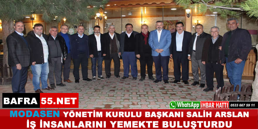 İş İnsanları Yemekte Bafra'yı Konuştu