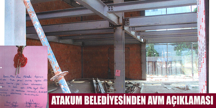 ATAKUM BELEDİYESİ AVM AÇIKLAMASI