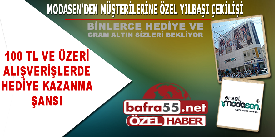 Modasen'de Yılbaşı Özel Çekilişi