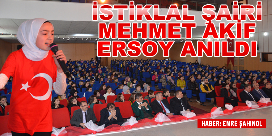 İstiklal şairi Mehmet Akif Ersoy için anma haftası