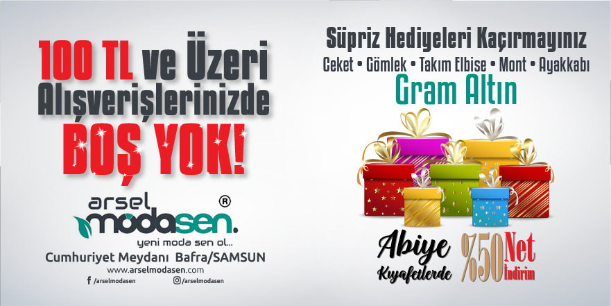 MODASEN İLE YENİ YILA HEDİYENİZ İLE GİRİN