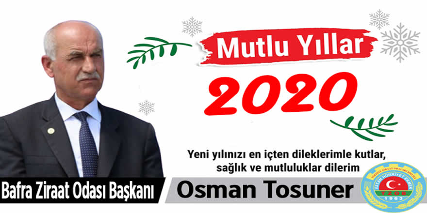 Osman Tosuner Yeni Yıl Mesajı