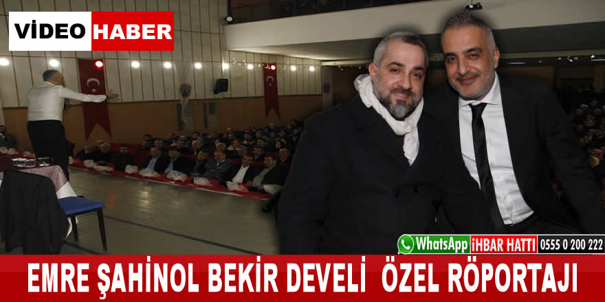 Bekir Develi bafra55.net'e Özel röportaj