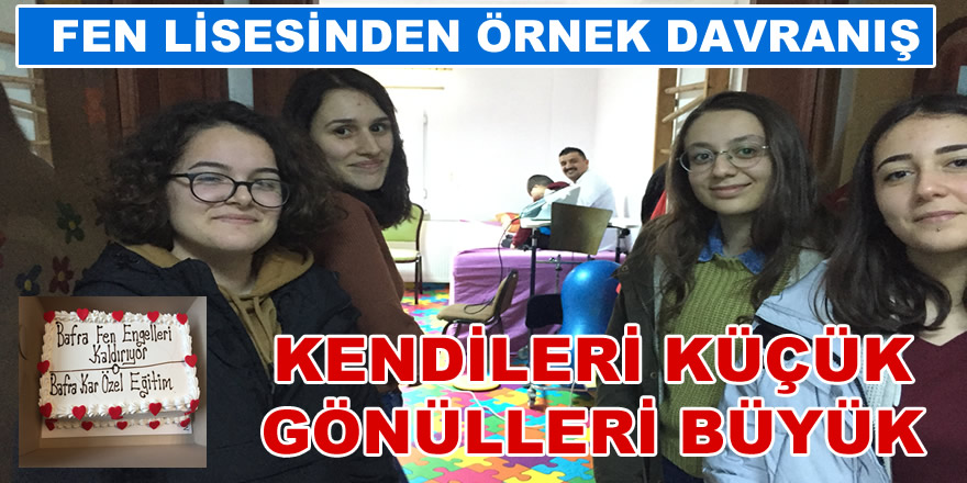 Bafra Fen Lisesi Engelleri Kaldırıyor projesi