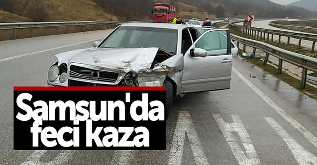 Samsun'da feci kaza