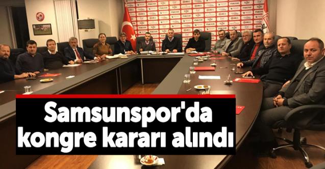 Samsunspor'da flaş karar