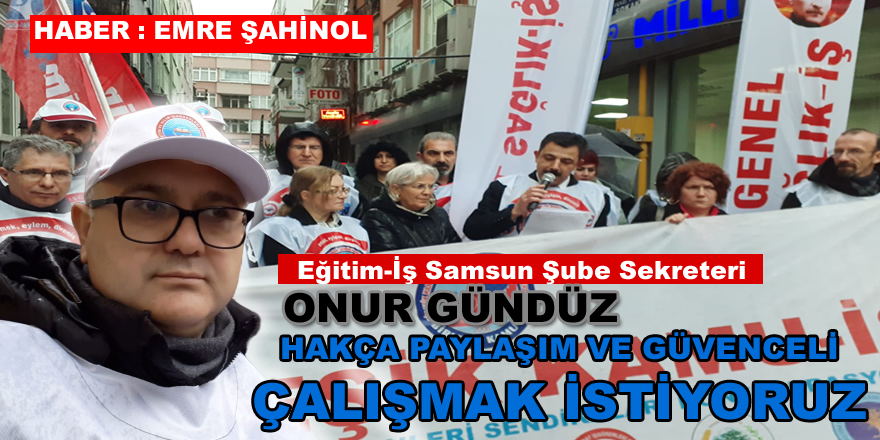 Eğitim-İş Sendikası’ndan Basın Açıklaması