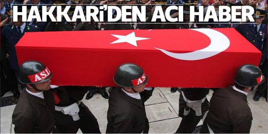 Hakkari'den acı haber! 2 asker şehit