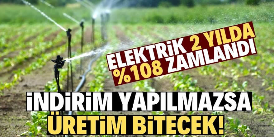 Çiftçiyi elektrik yakıyor!