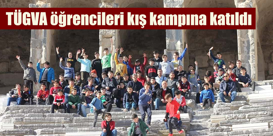 TÜGVA öğrencileri kış kampına katıldı