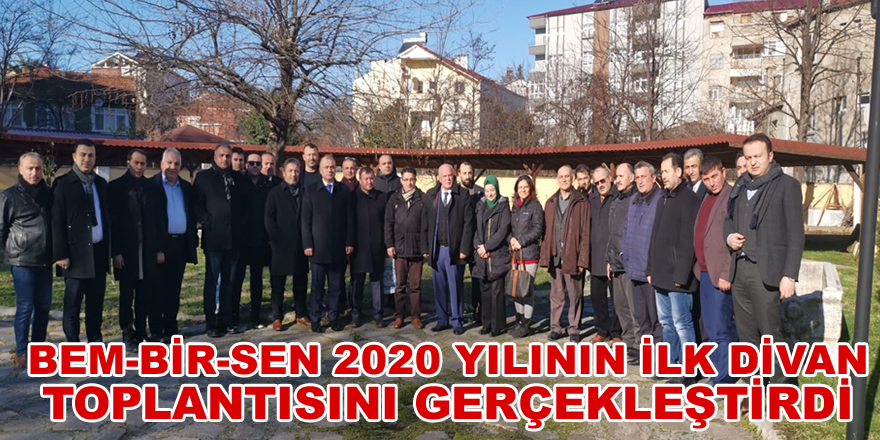 Bem-Bir-Sen in 2020 yılının ilk il divan toplantısı Bafra'da yaptı.