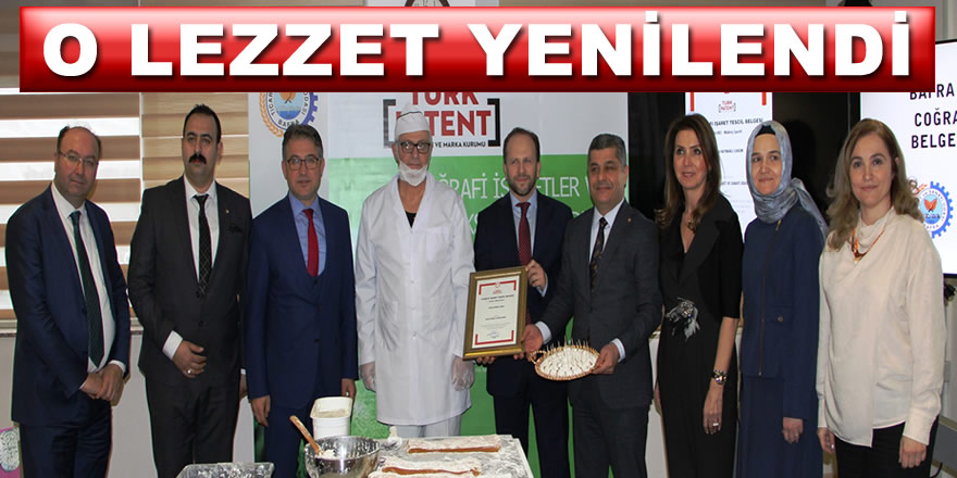 Bafra'nın O Lezzeti Tescillendi