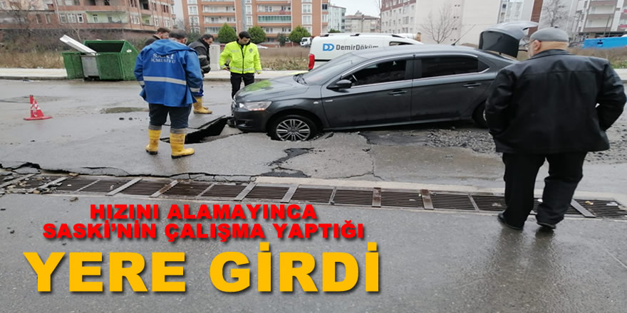 Duramayınca Saski'nin  çalışma yaptığı yere girdi